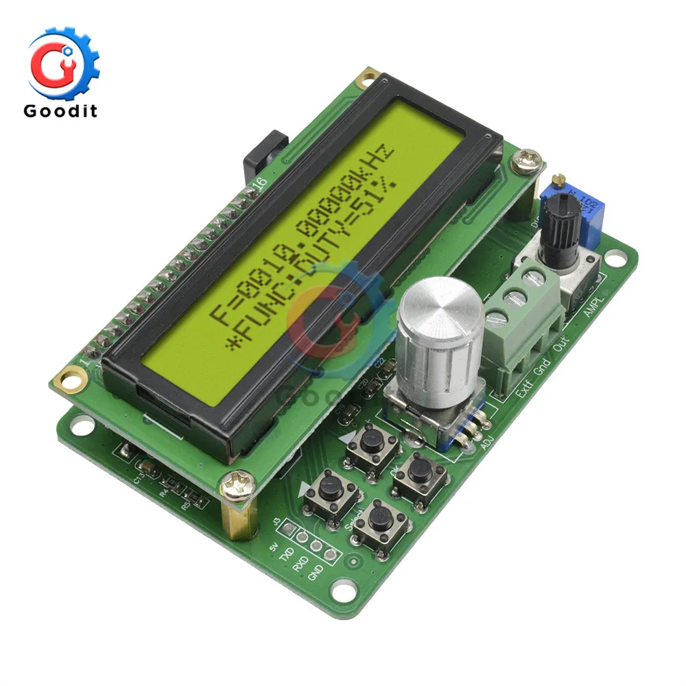 FYE050 DDS Function Signal Generator Random Waveform Triangle Sine Square Sawtooth Wave Duty Cycle Frequency Module | Инструменты