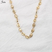 joolim jewelry pvd gold finish little golden beans necklace stylish stainless steel necklace