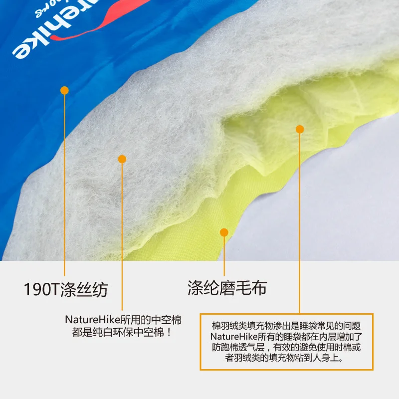 Двойной спальный мешок для взрослых вместительный 2 человек весенний и осенний с