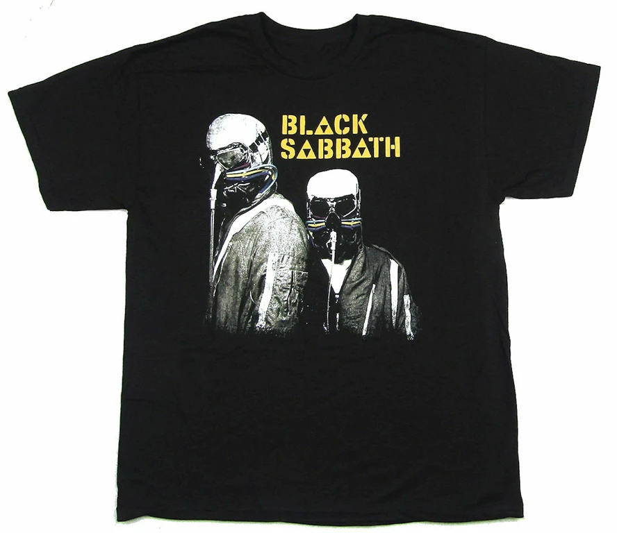 Black Sabbath цвет шланги никогда не сказать футболка новый альбом Обложка искусство