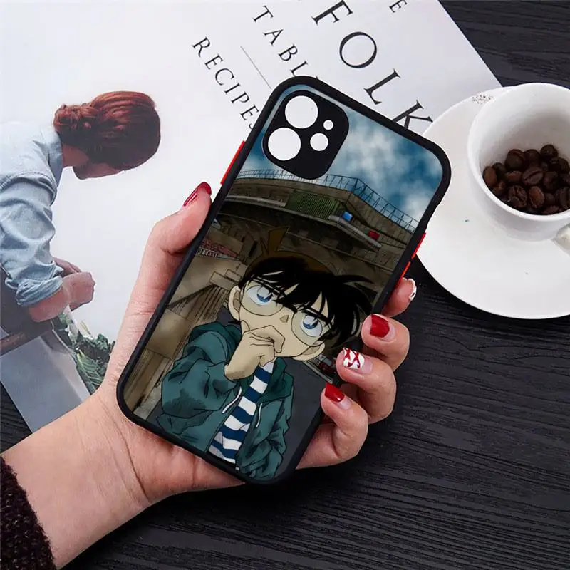 

Detective Conan There is only one truth Phone Case matte transparent For iphone 7 8 11 12 plus mini x xs xr pro max cover