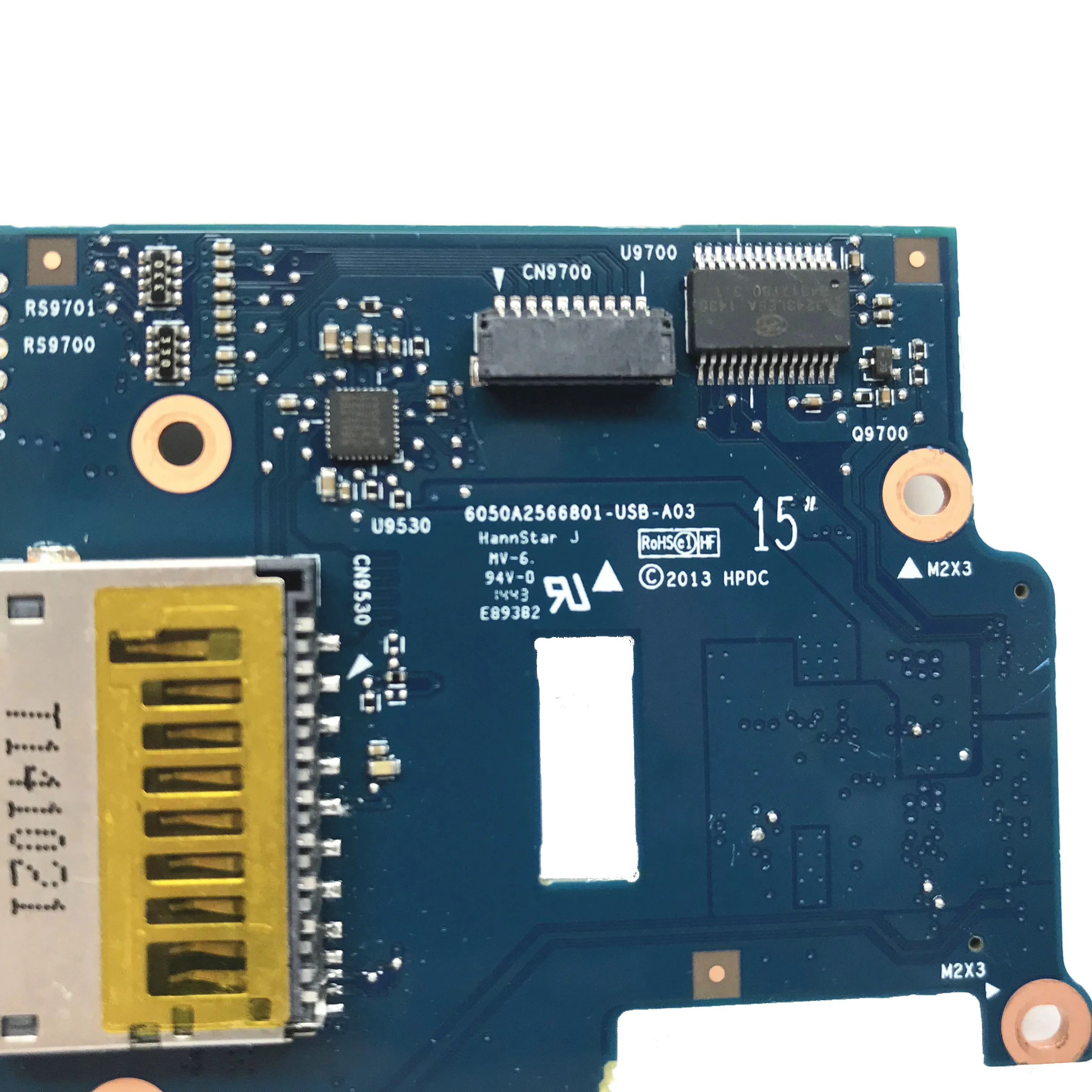 Оригинальный Для HP Probook 650 G1 карта для ноутбука считыватель Ethernet USB порт плата