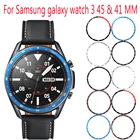 Для Samsung Galaxy Watch 3 4145 мм мебель с металльном краем рамка для укладки волос кольцо чехол Защита царапинам Нержавеющая сталь ободок кольцо