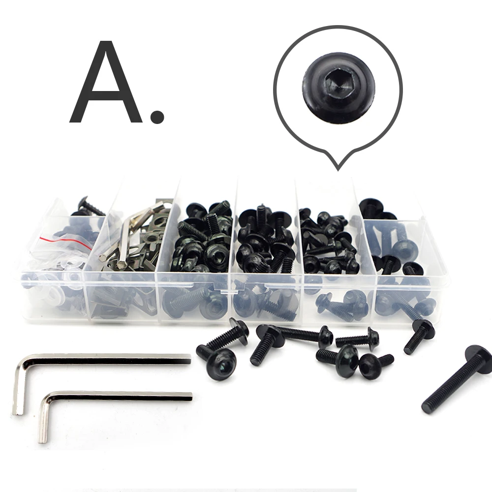 Мотоциклетные винты обтекателей на лобовое стекло крепежные зажимы болты