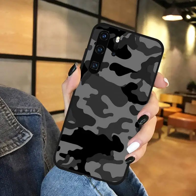 

Military Army Camo Camouflage Pattern Phone Case Funda For Huawei P9 P10 P20 P30 Lite 2016 2017 2019 plus pro P smart