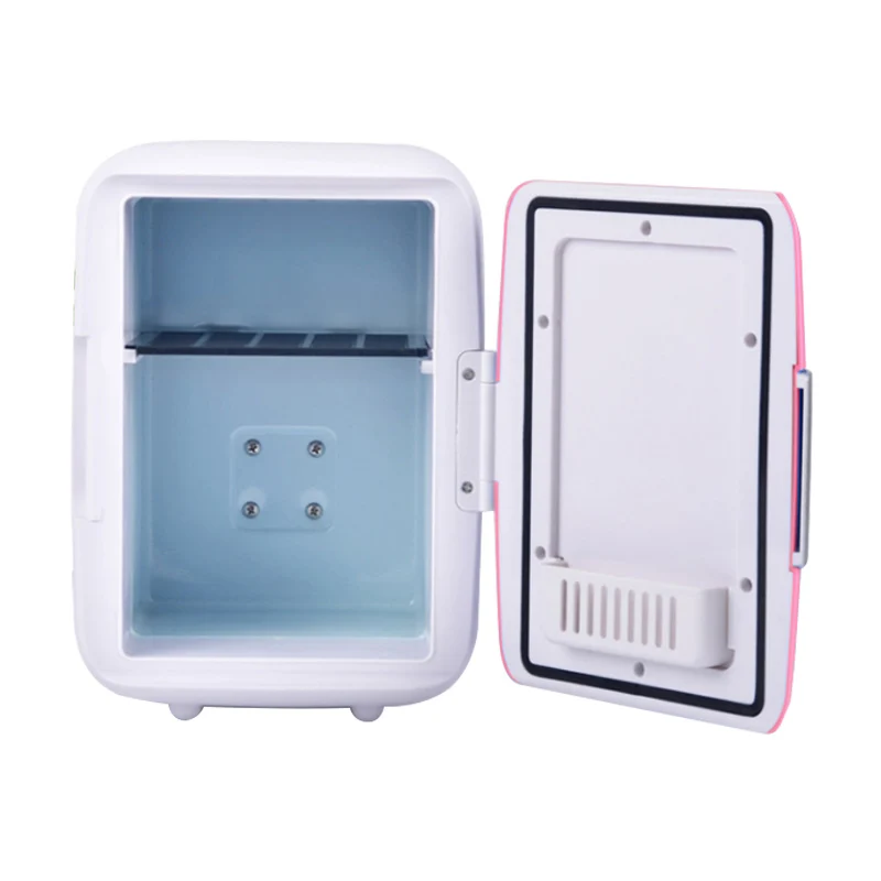 

Mini Fridge Refrigerator In The Car Beverage Refrigerator 12V Car Portable Fridge Blue Pink Cooler Warmer Freezer Multi-Function