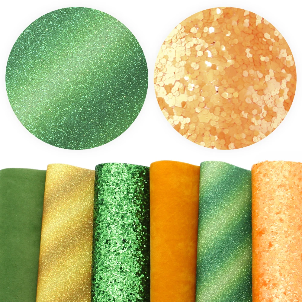 Набор аксессуаров David 6 шт./компл. 20*33 см желто-зеленая блестящая синтетическая