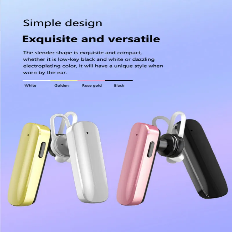 Беспроводные Bluetooth наушники бизнес гарнитура автомобильный наушник Hands Free с