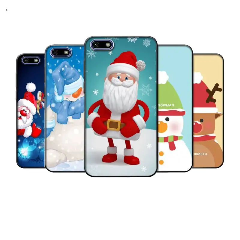 

Cartoon Merry Christmas Phone Case For Xiaomi Mi6 Mi8 Mi9 Mi10 F1 X Se Lite Pro Note Mix 2 3 10 Cover