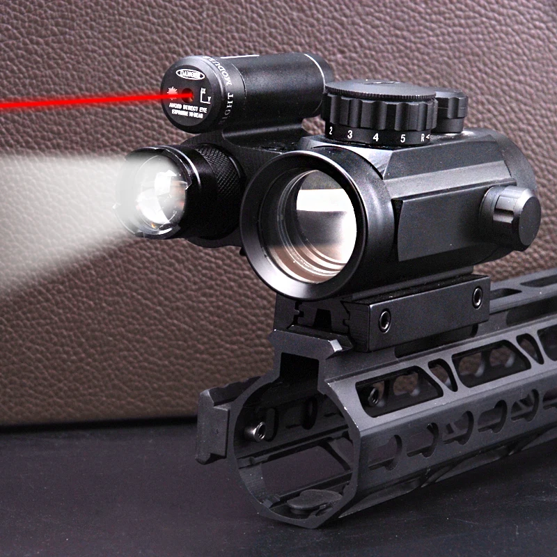 Охотничий оптический прицел Red Dot для 11 мм или 20 рельс с тактическим красным