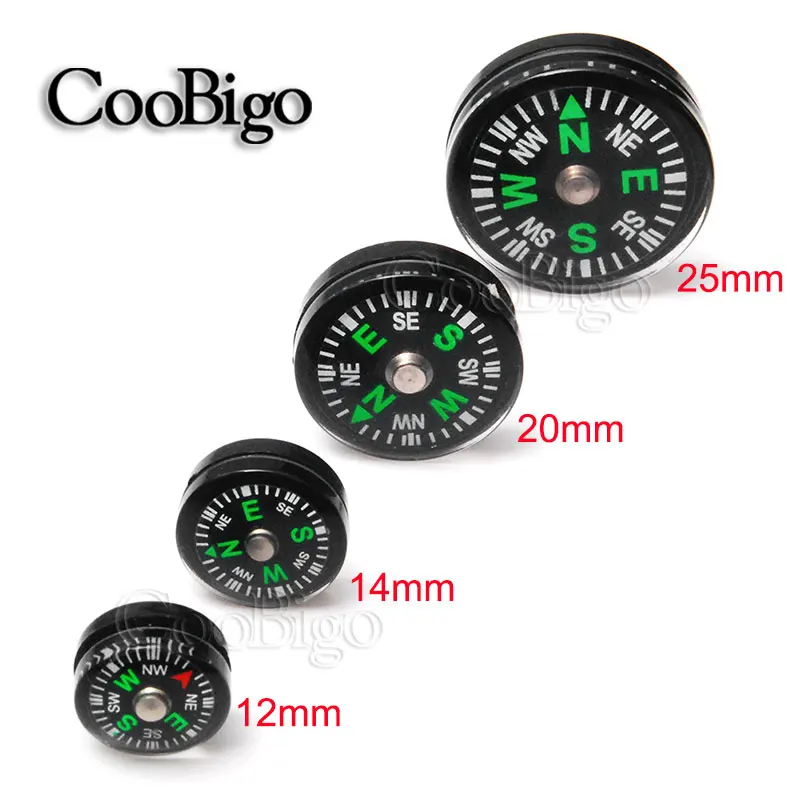 5 шт. портативный мини Компас с кнопкой руководство по выживанию дизайн северные