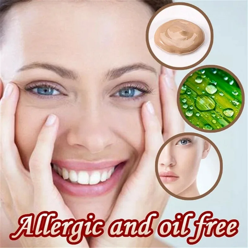 Лучший Гладкий тональный крем для лица основа консилера матовый стойкий макияж 30
