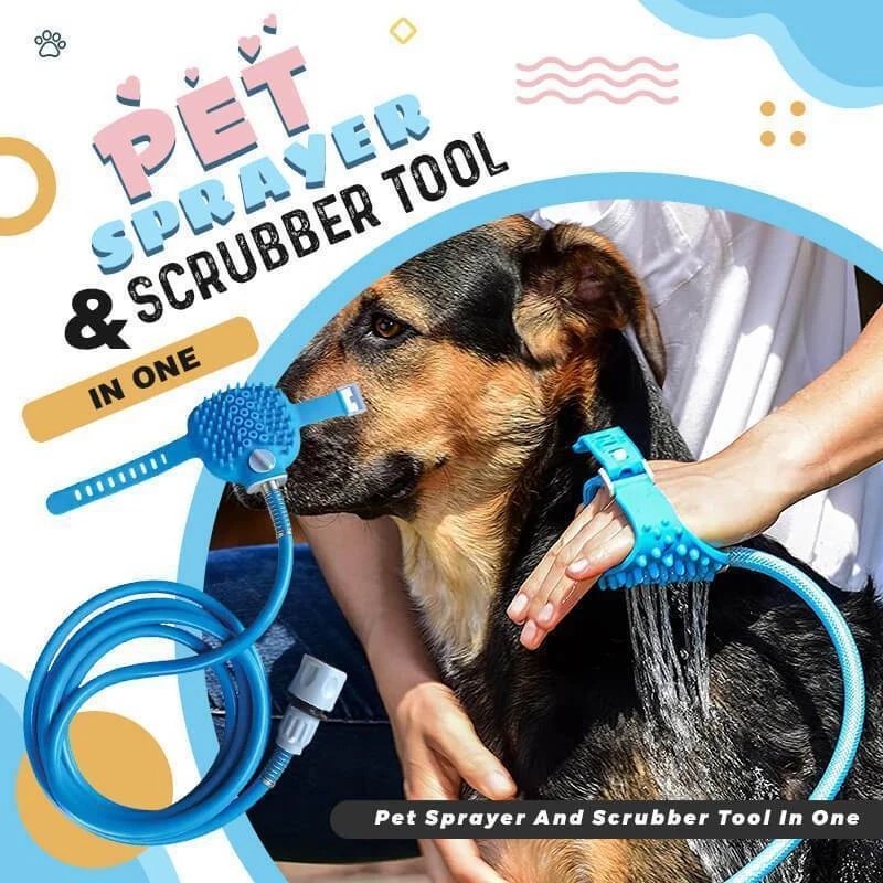 

Pet Dog Bath Head Tool Comfortable Massager Shower Head Tool Cleaning Washing Sprayer Dog Brush Pet Bathing Sprayer Scrubber
