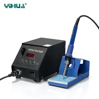 lead free import heater yihua 942 esd digital soldering station repairing card locked soldering iron station free shipping