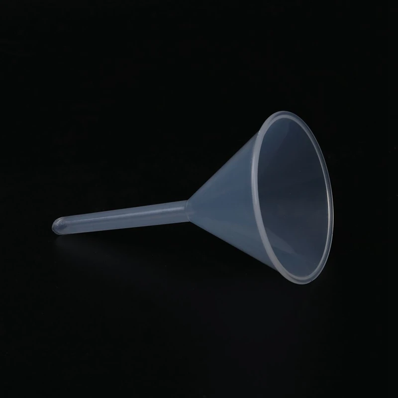 

2 Pcs 60 ml 2 5/9" Mouth Dia Laboratory Clear White Plastic Filter Funnel