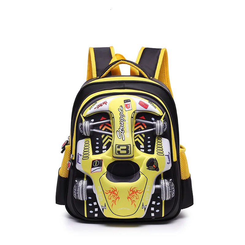 bags 3D Car School Waterproof boy children school Backpacks Kids kindergarten Backpacks Schoolbags kids Satchel Mochila Infantil