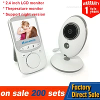 wireless lcd audio video baby monitor vb605 radio nanny music intercom ir 24h portable baby camera baby walkie talkie babysitter
