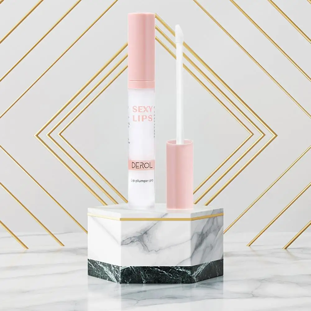 

1PCS Moisturizing Gloss Plumping Lip Gloss Lip Plumper Gloss Nutritious Oil Glitter Liquid Lipstick Lip Makeup Clear B3W0