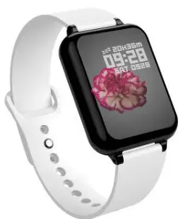 white C Умные часы B57, мужские спортивные часы для apple Watch, женские фитнес-часы с сердечным ритмом, умный браслет, будильник, часы для ios android - Цвет: white C