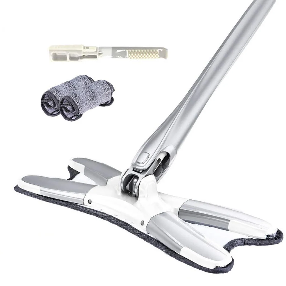 X type микрофибра напольная швабра с 3 шт шваброй ткань Замена Ручная стирка плоская