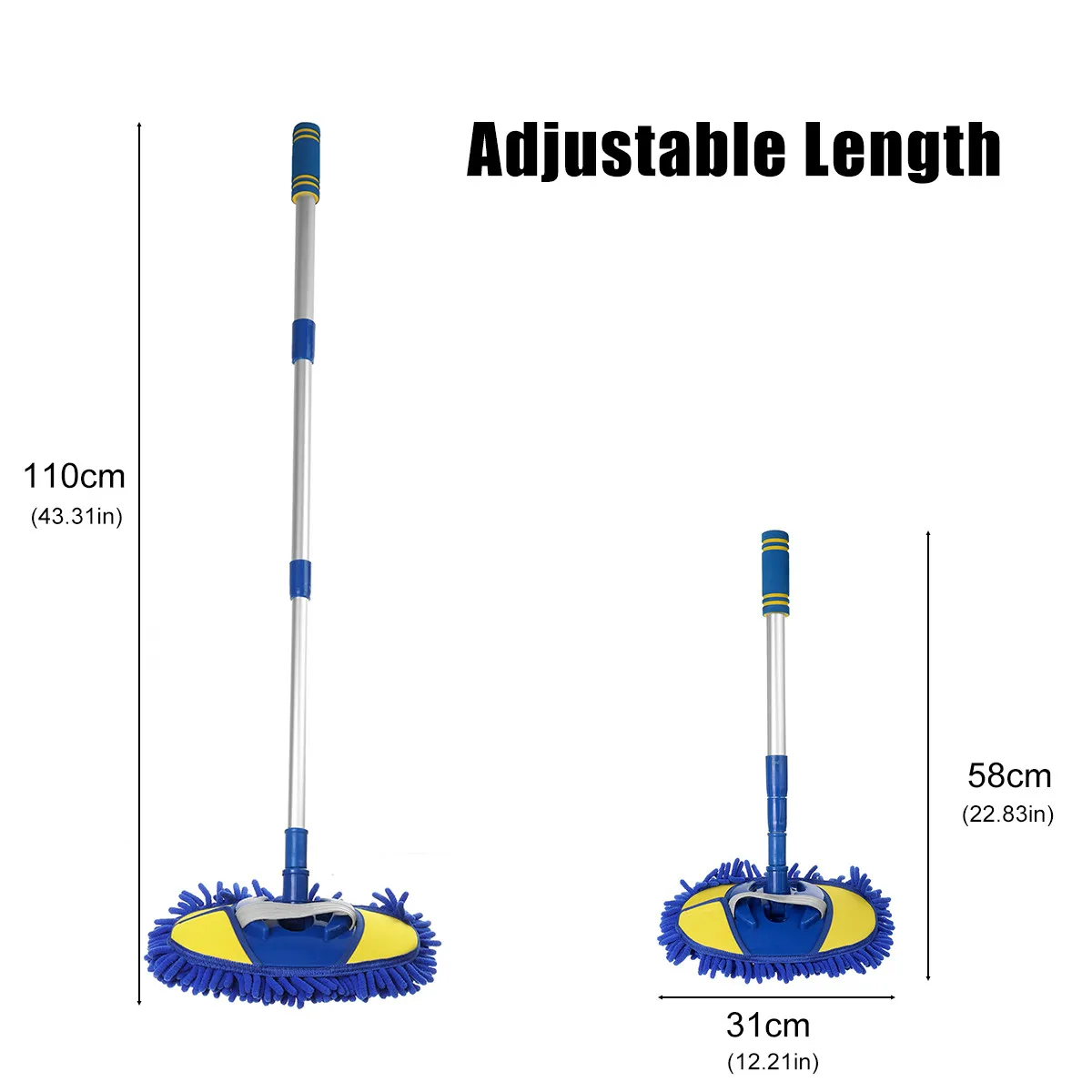 

Retractable and Adjustable Car Washing Mop Long Handle Soft Hair Car Cleaning Brush Car Cleaning Tool Car Cleaning Tool