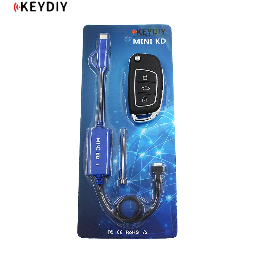 KEYDIY мини KD генератор автомобильных ключей пульты склад в вашем телефоне Поддержка Android сделать более 1000 автоматических пультов похожих KD900 с B11/B16/B22-4/B26-4/B28/B29 - Цвет: MINIKD with B16