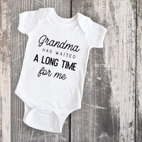 grandma waited a long time for me clothes 2020 fashion letter family clothing sets big sister matching outfits baby girl