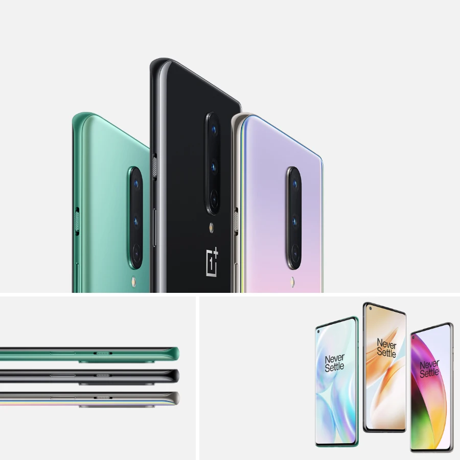 global rom oneplus 8 5g mobile phone 6 55 8gb ram 128gb rom snapdragon 865 octa core 48mp camera android 10 0 nfc smart phone free global shipping