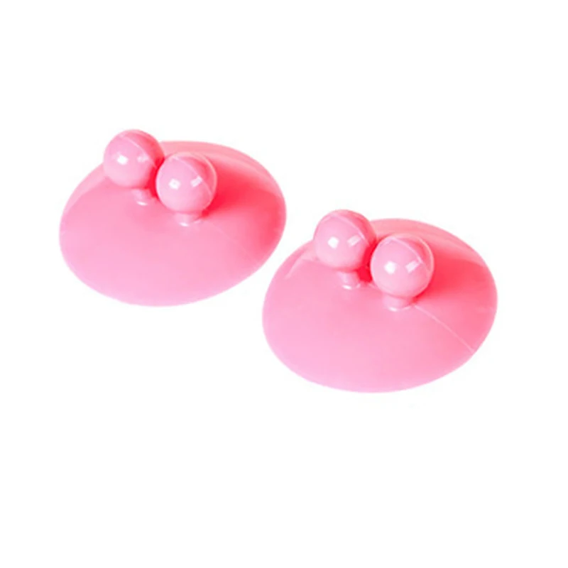 Pink 2 шт. многофункциональный вакуумный крепкий присоска кухня ванная комната настенный крючок вешалка держатель не дрель не требуется присоска настенные крючки - Цвет: Pink