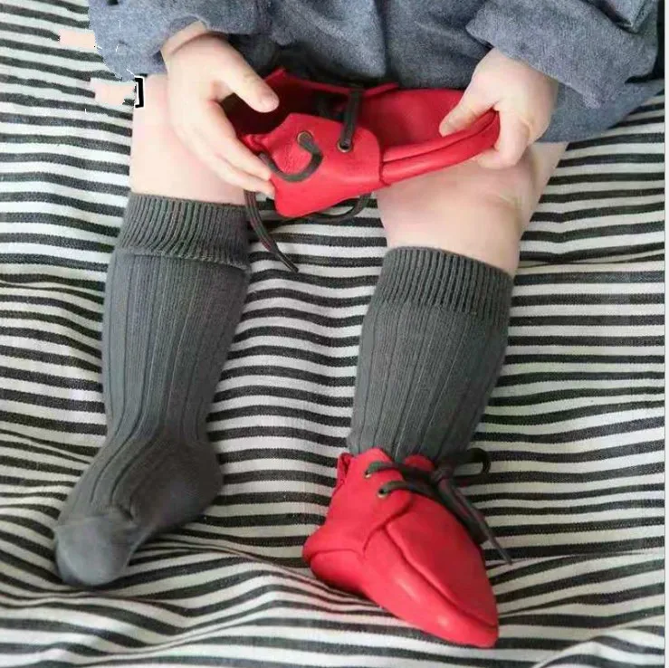 3 пар/лот осенне зимние носки для новорожденных мальчиков и девочек гольфы