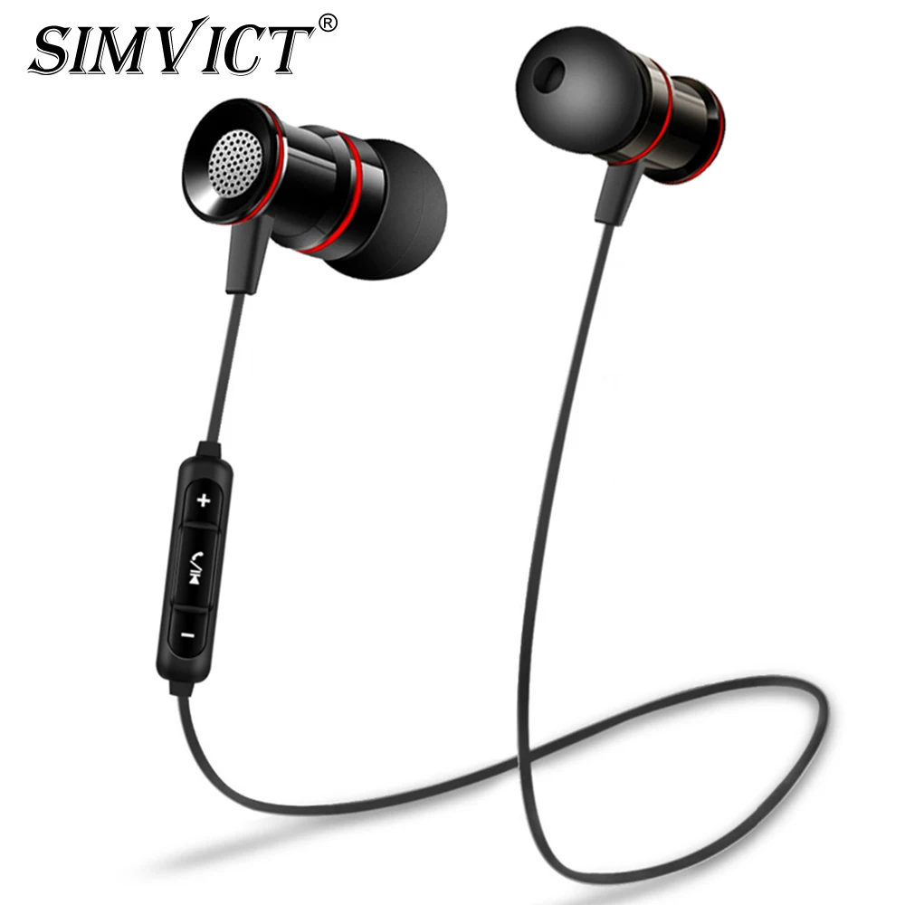 Simvict BM9 музыкальные Bluetooth наушники стерео бас Беспроводные спортивные