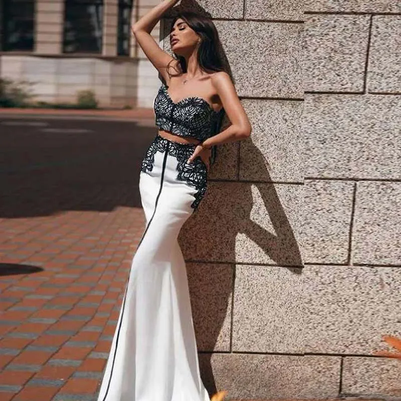 

2022 Summer Strapless Off Shoulder Trumpet Dress Women Backless Sexy Slim Fit Party Dress Fashion Sleeveless Long Dresses Ladies