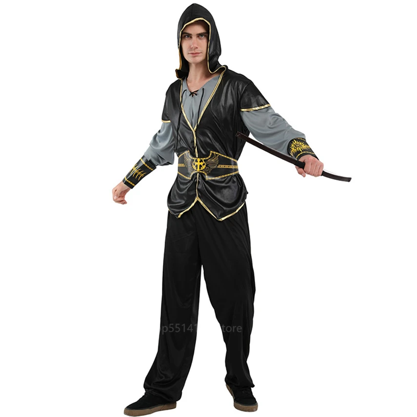 Новый костюм для косплея на Хэллоуин взрослых мужчин старинный японский ниндзя