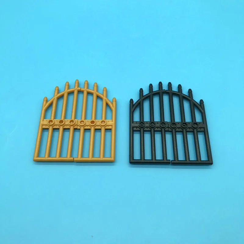 

Building Street View DIY building block accessories moc42448 4 * 7 fence gate villa manor big iron gate children's toy ev3 parts