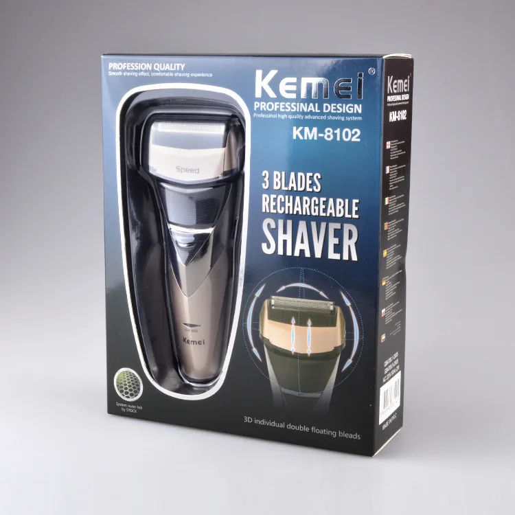 

3D rechargeable electric shaver washable electric razor men shaving machine beard trimmer face care