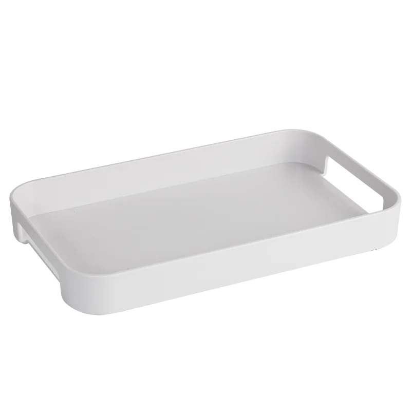 

Rectangular Storage Tray Plastic Cosmetic Box Dessert Tray Jewelry Display Box Household Kitchen Decoration Storage Box