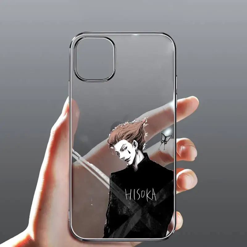 

hunter x hunter Phone Case Transparent for Clear iPhone case 11 12 mini pro XS MAX 8 7 6 6S Plus X 5S SE 2020 XR