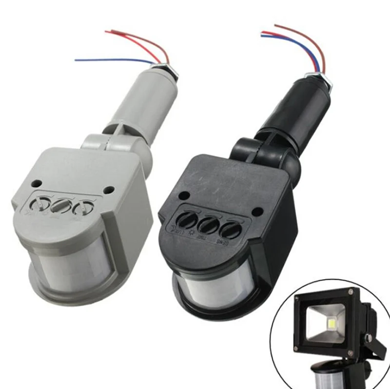 Открытый движения Сенсор переключатель 12V настенный светильник светодиодный PIR