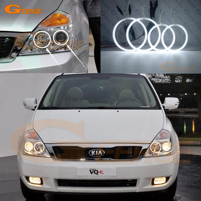 Для KIA GRAND CARNIVAL VQ 2006 2013 отличный ультра яркий CCFL ангельские глазки Halo набор колец