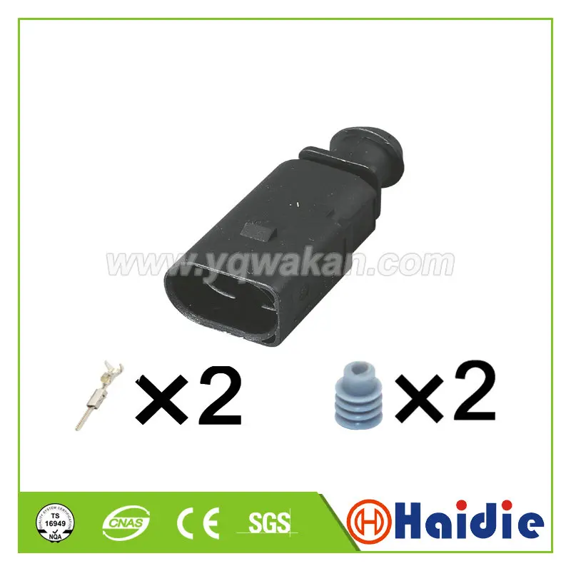 2sets 2pin Trunk plug electric connector 1J0973802 ignition coil 1J0 973 802 | Connectors