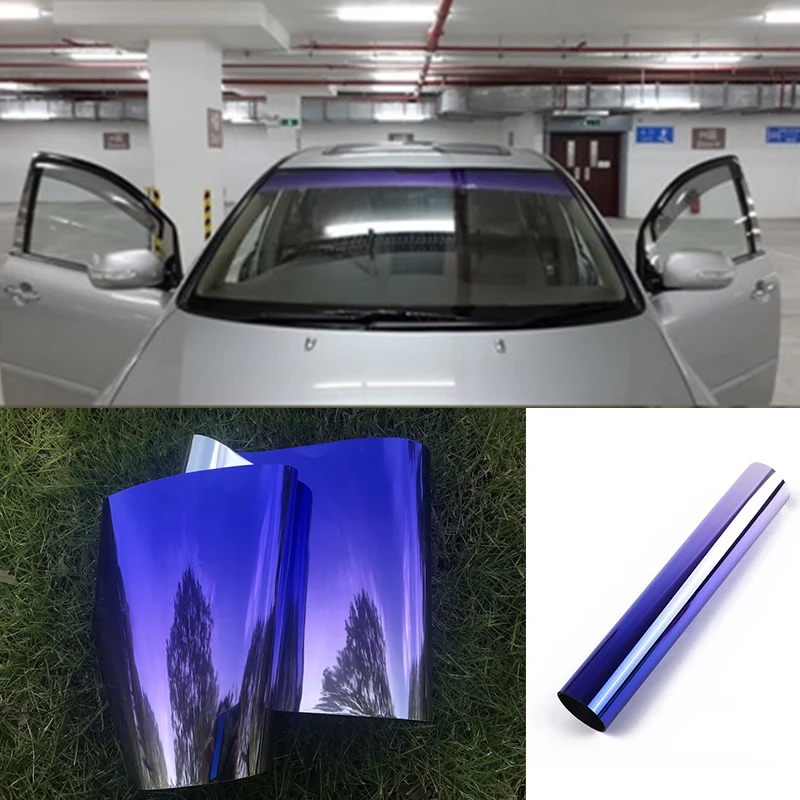 20x150 см верхнее лобовое стекло фольга Солнечная защита градиентная черная