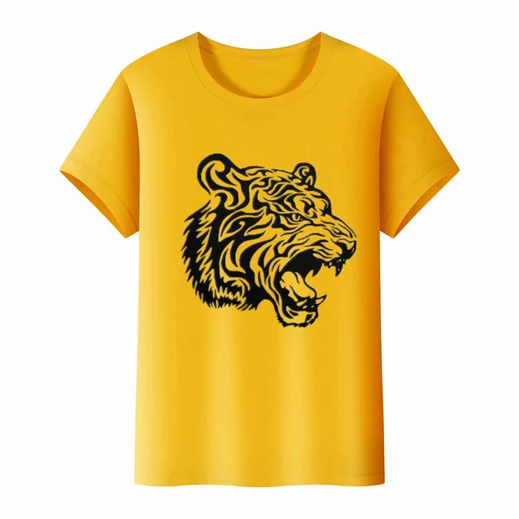 Детская Хлопковая разноцветная Светоотражающая летняя одежда с тигром новинка