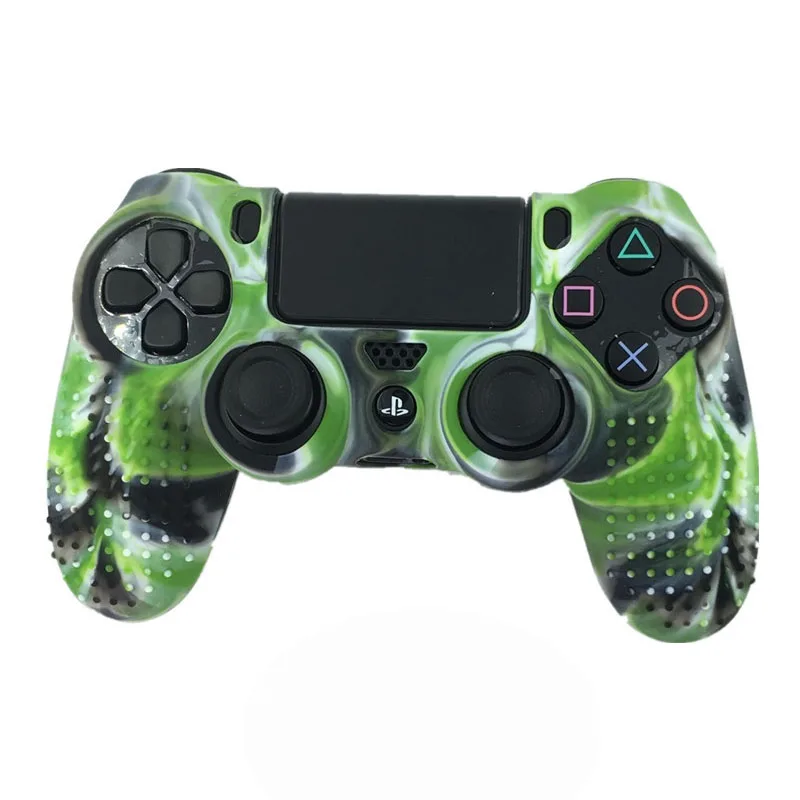 Противоскользящий силиконовый чехол для sony playstation Dualshock 4 PS4 Pro тонкий контроллер Мягкая силиконовая гелевая Резина чехол