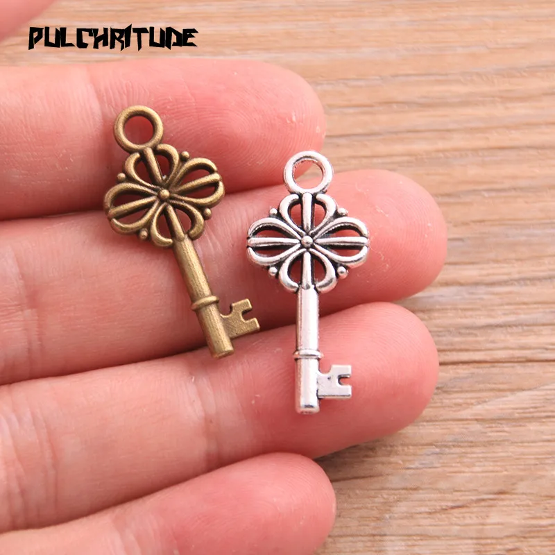 10 шт. двухцветные подвески в виде цветов 14 х29 мм | Украшения и аксессуары