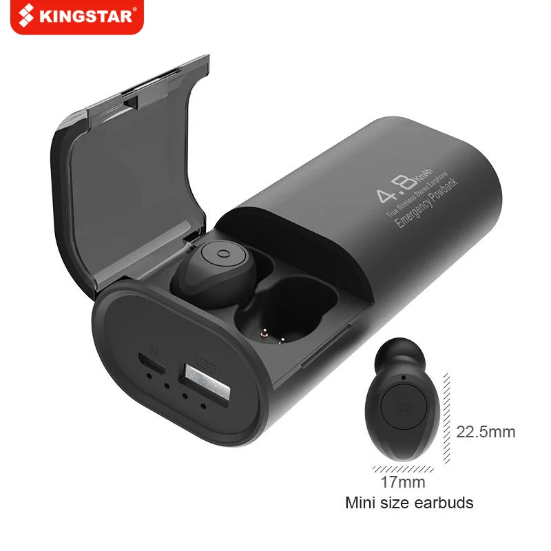

Ture Wireless Bluetooth Earphones Stereo Headphones Gaming Headset Sports Earbuds With 4800mAh Battery Power Bank Low Energy