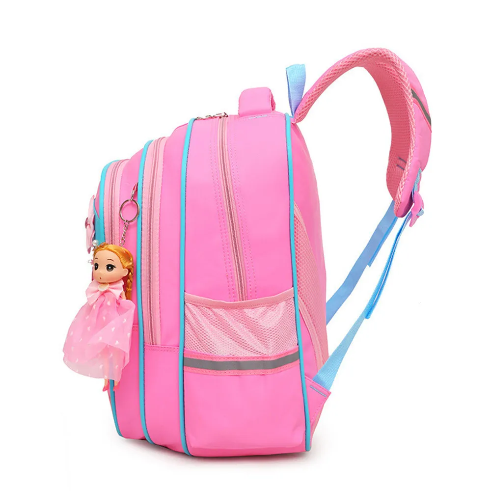 Backpack Cute Princess Bowknot Children School bags orthopedic 2023 Girl satchel bag waterproof schoolbag Mochila