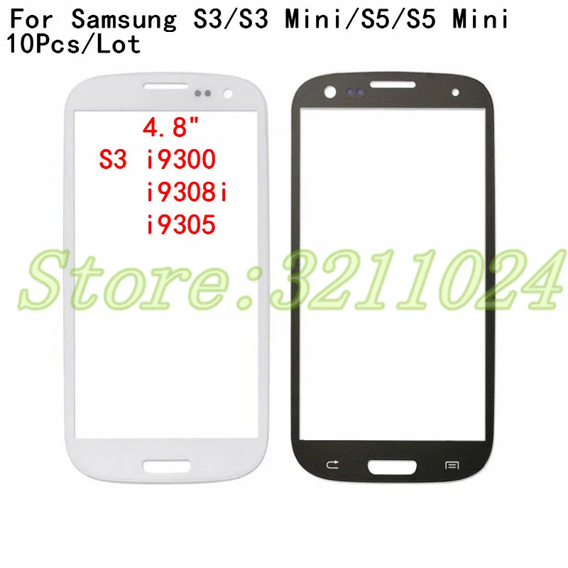 10 шт./Лот ЖК дисплей сенсорный экран для Samsung Galaxy S3 Mini S5 i9300 i8190 i9600 G800 Сенсорная