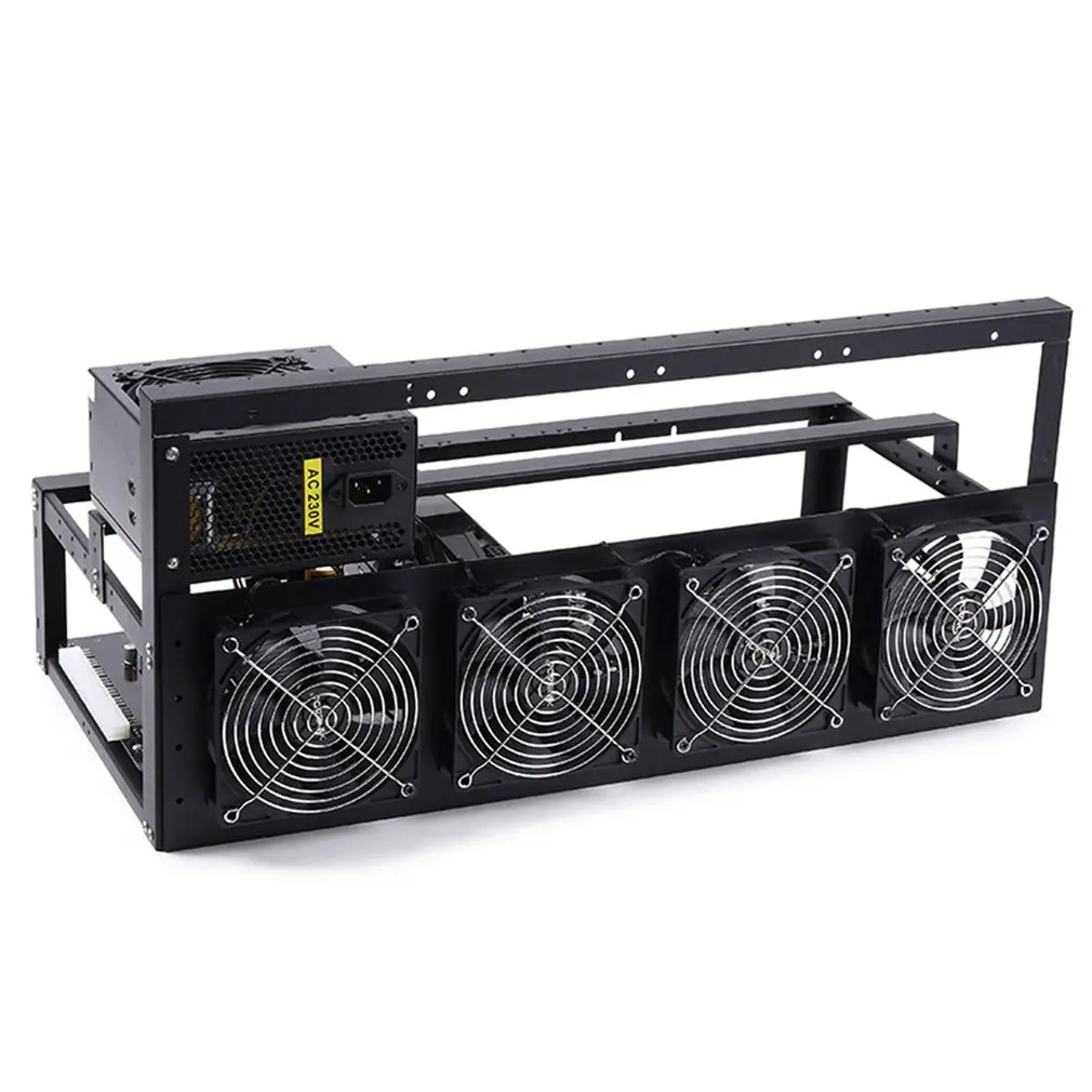 

Open-pit Mining Machine Frame Case 6 GPU Mining Coin Ring Support Bracket Case Frame Transfer Mining Rack FOR BITCOIN