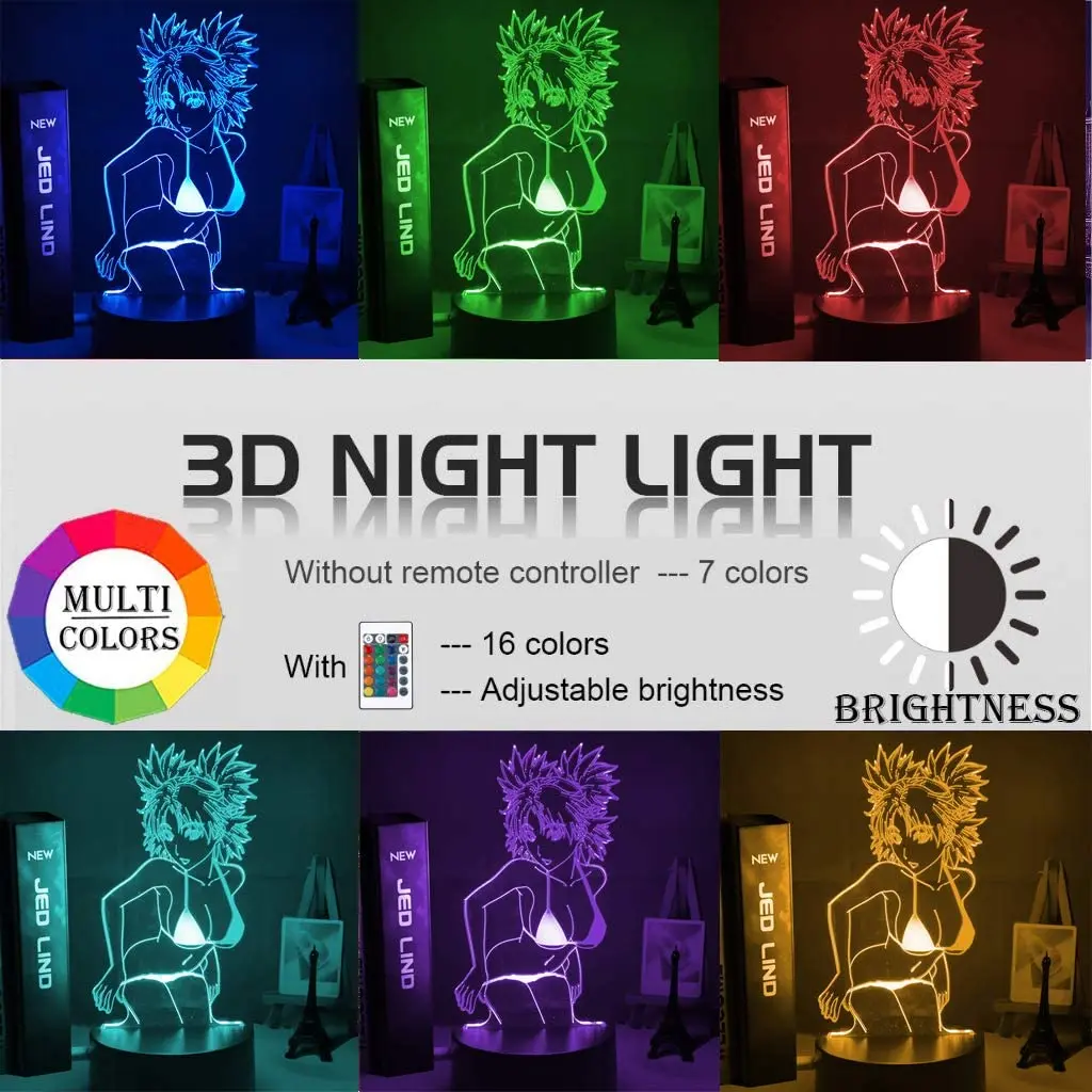 

Danganronpa Led Night Light Kiyotaka Ishimaru Lamp for Bedroom Decor Kids Gift Danganronpa Acrylic 3d Lamp Kiyotaka Ishimaru