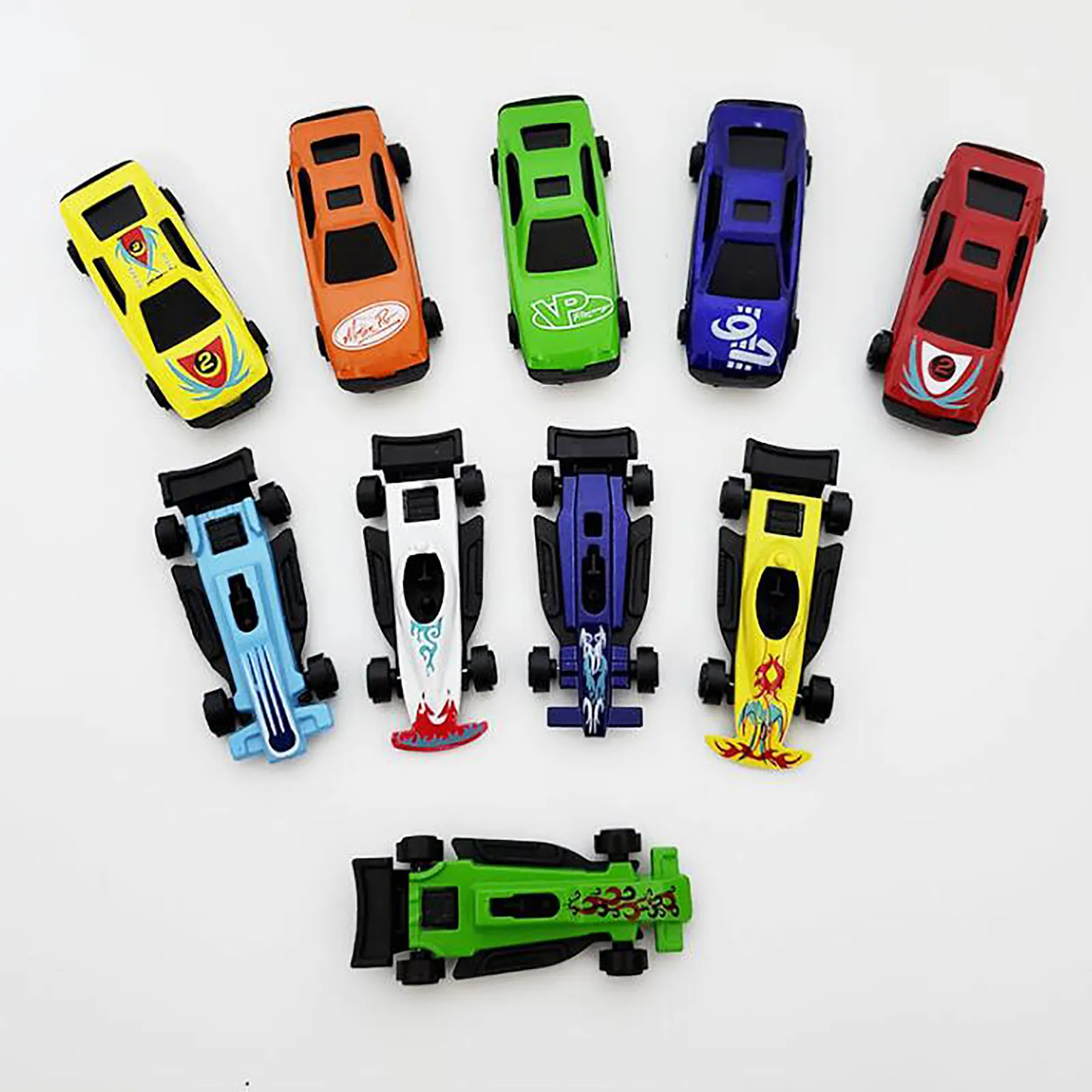 

10pcs Mini Car Model Toy Racing Suit Toy Car Suitable for Baby Boys Mini Car Boy Toys Gift Diecasts Toy for Children 3-4 Years